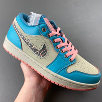 Low Top Sneakers, Pink Gray Colorway, Lace Up Design, Casual Gift for Sneaker Fans