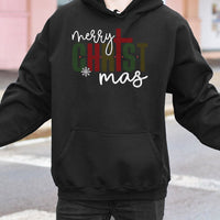 Religious Christian Cross Hoodie, Merry Christmas Jesus Hoodie, Faith Based Holiday Graphic Sweatshirt, Retro Jesus Xmas Pullover Hoodie
