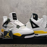 Mid Top Sneakers, White Black Yellow Colorway, Lace Up Design, Casual Gift for Sneaker Fans