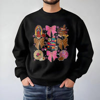 Coquette Pinata Holiday Sweater, Mexican Christmas Sweatshirt, Adorable Festive Christmas Crewneck, Mexican Xmas Aesthetic Pullover