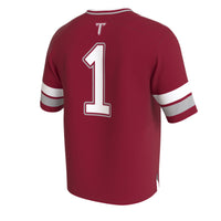 Troy University Trojans Lightweight Collegiate Football Fashion Jersey - Cardinal