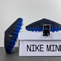Slides, Blue Black Colorway, Slip On Design, Casual Gift for Shoe Lovers