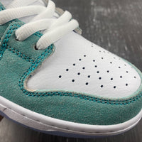 Low Top Sneakers, Blue White Silver Colorway, Metallic Finish, Lace Up Design, Casual Gift for Sneaker Fans