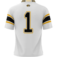#1 Missouri Tigers Football Jersey - White
