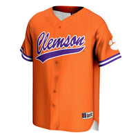 Clemson Tigers Lightweight Baseball Jersey - Orange