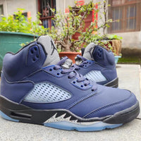 Sneakers, Navy Blue Colorway, Lace Up Design, Casual Gift for Sneaker Fans