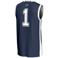#1 Penn State Nittany Lions Lightweight Basketball Jersey - Navy