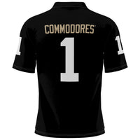 #1 Vanderbilt Commodores Football Jersey - Black