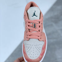 Low Top Sneakers, Green Pink Colorway, Lace Up Design, Casual Gift for Sneaker Fans