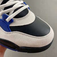 Low Top Sneakers, Blue White Black Colorway, Lace Up Design, Casual Gift for Sneaker Fans