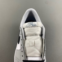 Low Top Sneakers, White Black Gray Colorway, Lace Up Design, Casual Gift for Sneaker Fans