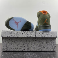 Sneakers, Army Green Colorway, Lace Up Design, Casual Gift for Sneaker Fans