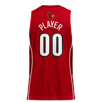 Louisville Cardinals Pick-A-Player NIL Basketball Jersey - Red