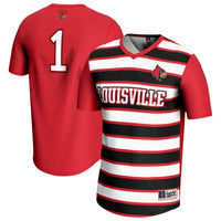 #1 Louisville Cardinals Lightweight Soccer Fashion Jersey - Red