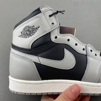 High Top Sneakers, Black Gray Colorway, Lace Up Design, Casual Gift for Sneaker Fans