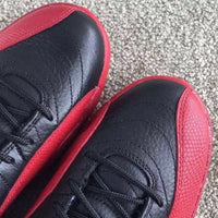 Sneakers, Black Red Colorway, Lace Up Design, Casual Gift for Sneaker Fans