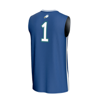 #1 Florida Gulf Coast Eagles Lightweight Basketball Jersey - Blue