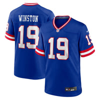 New York Giants Jameis Winston Royal Alternate 2 Game Jersey