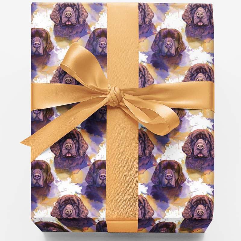 Sheltie Snowflake Gift Wrap, Shetland Sheepdog Christmas Wrapping Paper, Winter Dog Holiday Wrapping Paper Roll, Dog Lover Xmas Gift Wrap