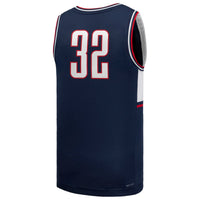 #32 UConn Huskies Retro Replica Jersey - Navy