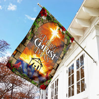 Star of Bethlehem Scene Yard Banner, Merry Christmas Nativity Garden Flag, Double Sided Holiday Flag, Religious Lawn Decor Present
