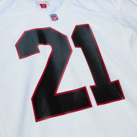Atlanta Falcons 1991 Deion Sanders White Authentic Throwback Retired Player Jersey