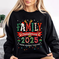 Making Memories Together Sweatshirt, Family Christmas 2025 Sweatshirt, Matching Family Holiday Sweater, Custom Xmas Crewneck Present