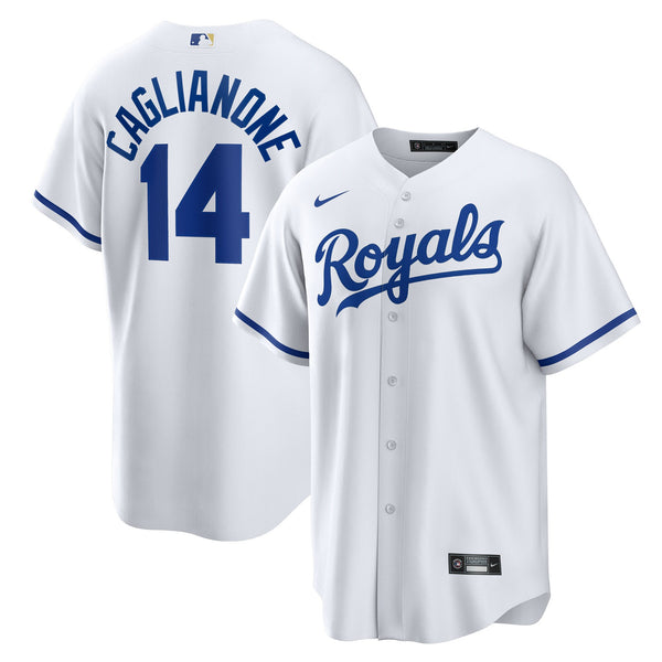 Kansas City Royals Jac Caglianone White Home Replica Jersey