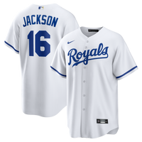 Kansas City Royals Bo Jackson White Home Retired Player Replica Jersey