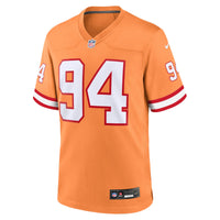 Tampa Bay Buccaneers Calijah Kancey Orange Alternate Game Jersey