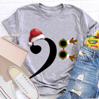 Festive Holiday Graphic T-Shirt, Christmas Santa Hat Shirt, Adorable Santa Hat Christmas Tee, Merry Xmas Party Unisex Holiday Shirt