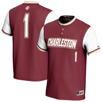 Charleston Cougars Lightweight Collegiate Softball Fashion Jersey - Maroon
