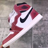 Sneakers, Burgundy White Colorway, Lace Up Design, Casual Gift for Sneaker Fans
