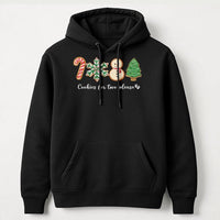 Gingerbread Christmas Pregnancy Announcement Hoodie, Cookies for Two Please Hoodie, Adorable Holiday Expecting Mom Hoodie, Winter Maternity Present