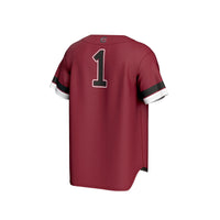 South Carolina Gamecocks Pick-A-Player Baseball Fashion Jersey - Garnet