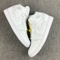 Mid Top Sneakers, White Colorway, Lace Up Design, Casual Gift for Sneaker Fans