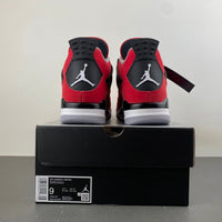 Mid Top Sneakers, Red Black Colorway, Lace Up Design, Casual Gift for Sneaker Fans