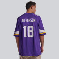 Minnesota Vikings Justin Jefferson Purple Player Game Jersey
