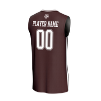 Texas A&M Aggies Lightweight Collegiate Basketball NIL Pick-A-Player Fashion Jersey - Maroon