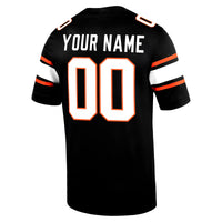 Oklahoma State Cowboys Custom Football Game Jersey - Black