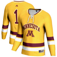 Minnesota Golden Gophers Lightweight Hockey Fashion Jersey - Gold