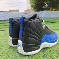 High Top Sneakers, Blue White Black Colorway, Lace Up Design, Casual Gift for Sneaker Fans