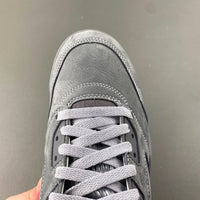 Mid Top Sneakers, Gray Colorway, Lace Up Design, Casual Gift for Sneaker Fans