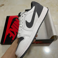 Low Top Sneakers, Gray Colorway, Lace Up Design, Casual Gift for Sneaker Fans
