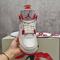 Mid Top Sneakers, Red Colorway, Valentine Design, Lace Up Design, Casual Gift for Sneaker Fans
