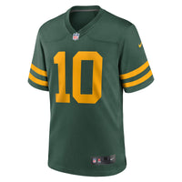 Green Bay Packers Jordan Love Green Alternate Game Jersey