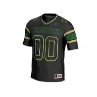 Colorado State Rams Personalized Football Fashion Jersey - Black