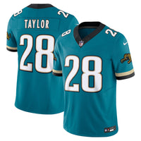 Jacksonville Jaguars Fred Taylor Teal Prowler Throwback Limited Retired Player Jersey
