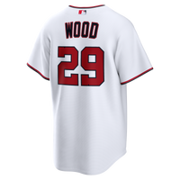Washington Nationals James Wood White Home Replica Jersey