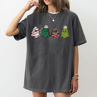 Holiday Tree Nurse Graphic Tee, Nurse Christmas T-Shirt, Adorable Medical Christmas Shirt, Festive RN Christmas T-Shirt, Healthcare Present